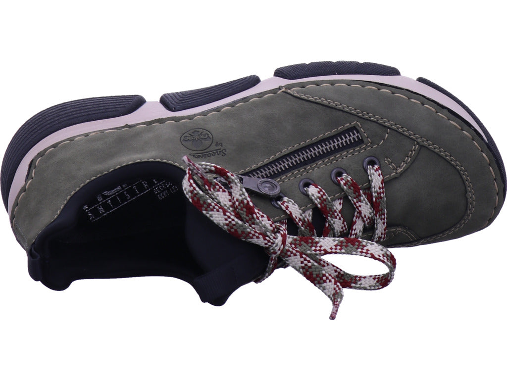 Dámské polobotky Rieker Hwk v zelené barvě