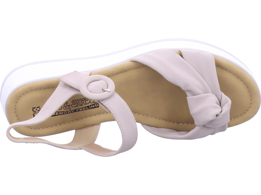 shoe-world Damen   in beige