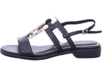 Marco Tozzi Damen Sandalette  in schwarz