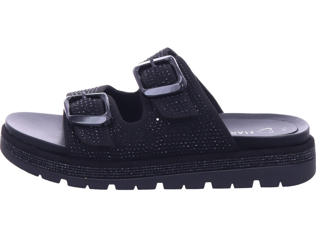 Marco Tozzi Damen Pantolette  in schwarz