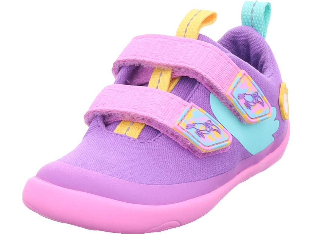 Affenzahn Mädchen Halbschuh Barfußschuh  Kreativ Tukan in pink