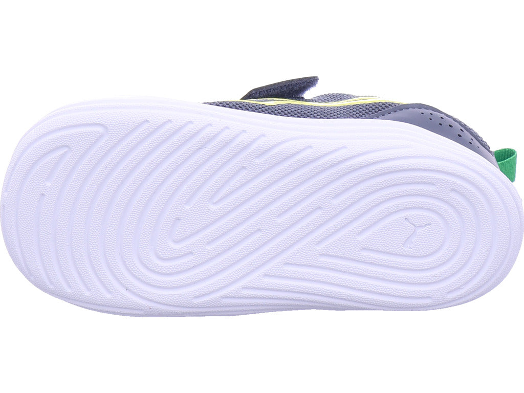 Chlapecké nízké boty Puma Kitten Mesh V Inf v šedé barvě