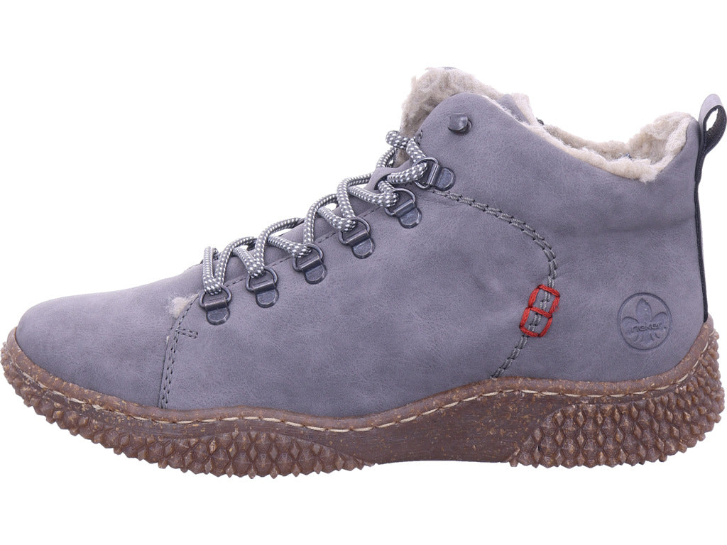 Rieker women's Hwk boots in grey
