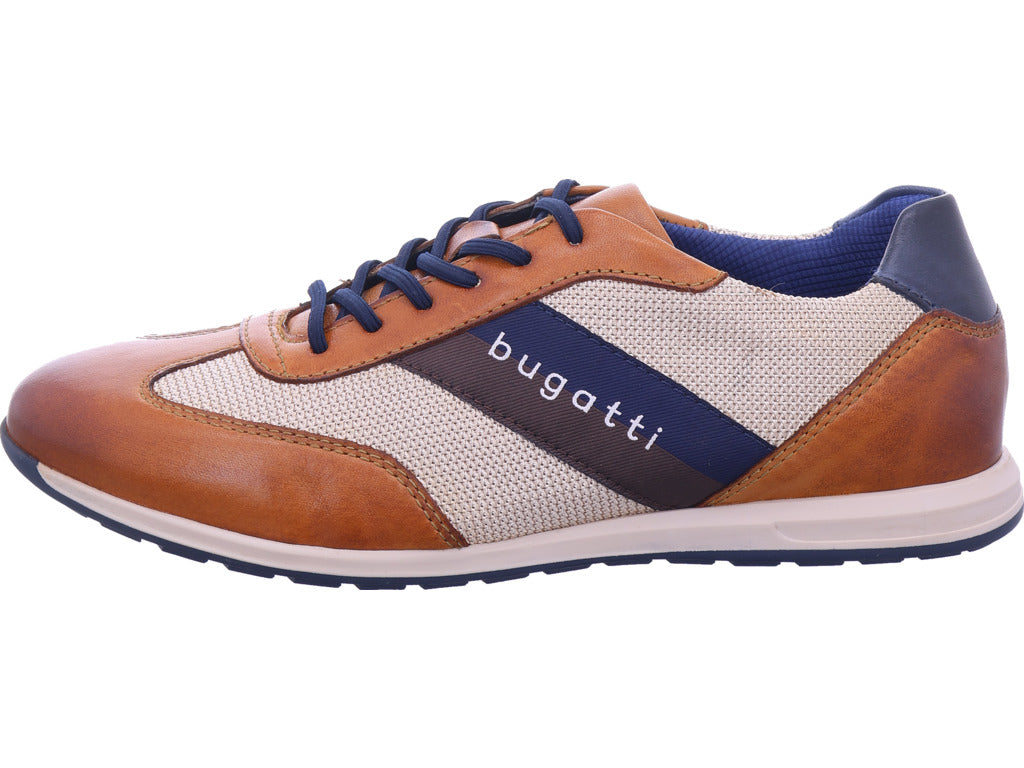 Pánské tenisky Bugatti v hnědé barvě