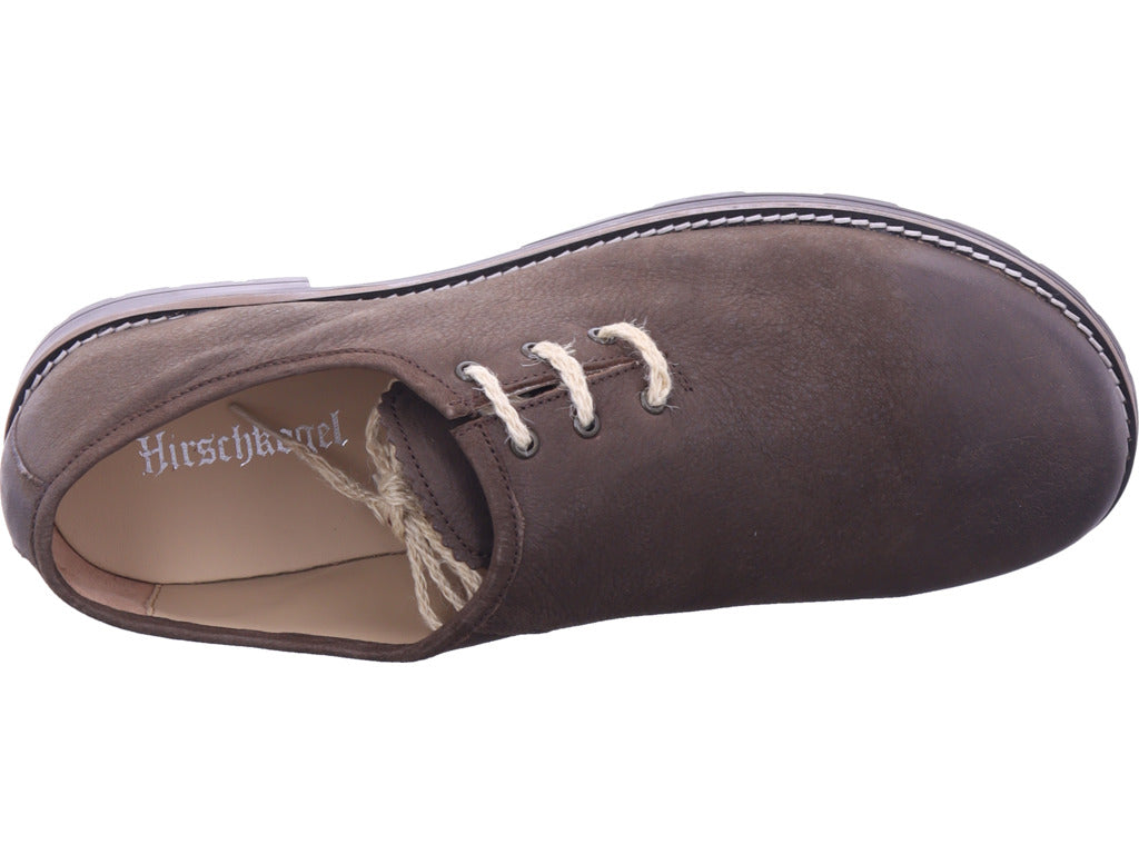 Esgano Herren Halbschuh Haferlschuhe in braun