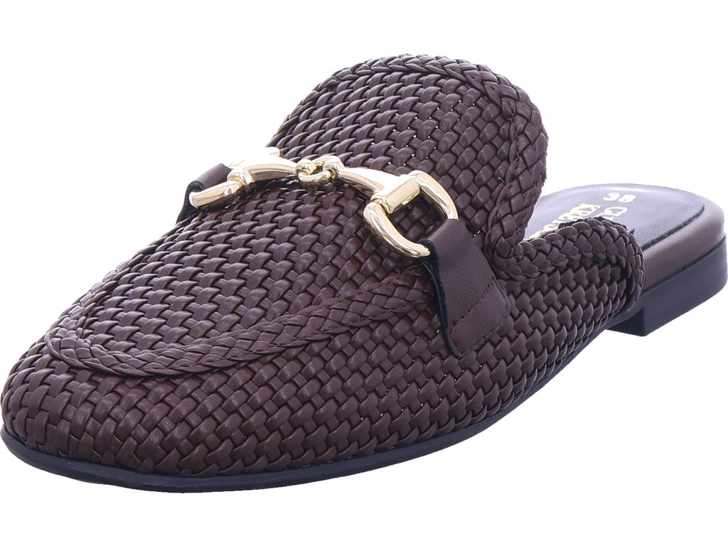 Marco Tozzi Damen Sabot  in braun