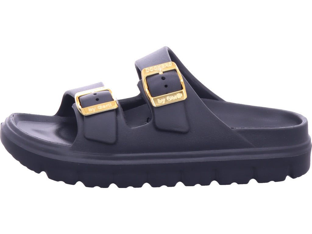 Dockers Damen Pantolette  in schwarz