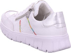 Rieker Damen Sneaker Fsk Damen Halbschuhe in weiß