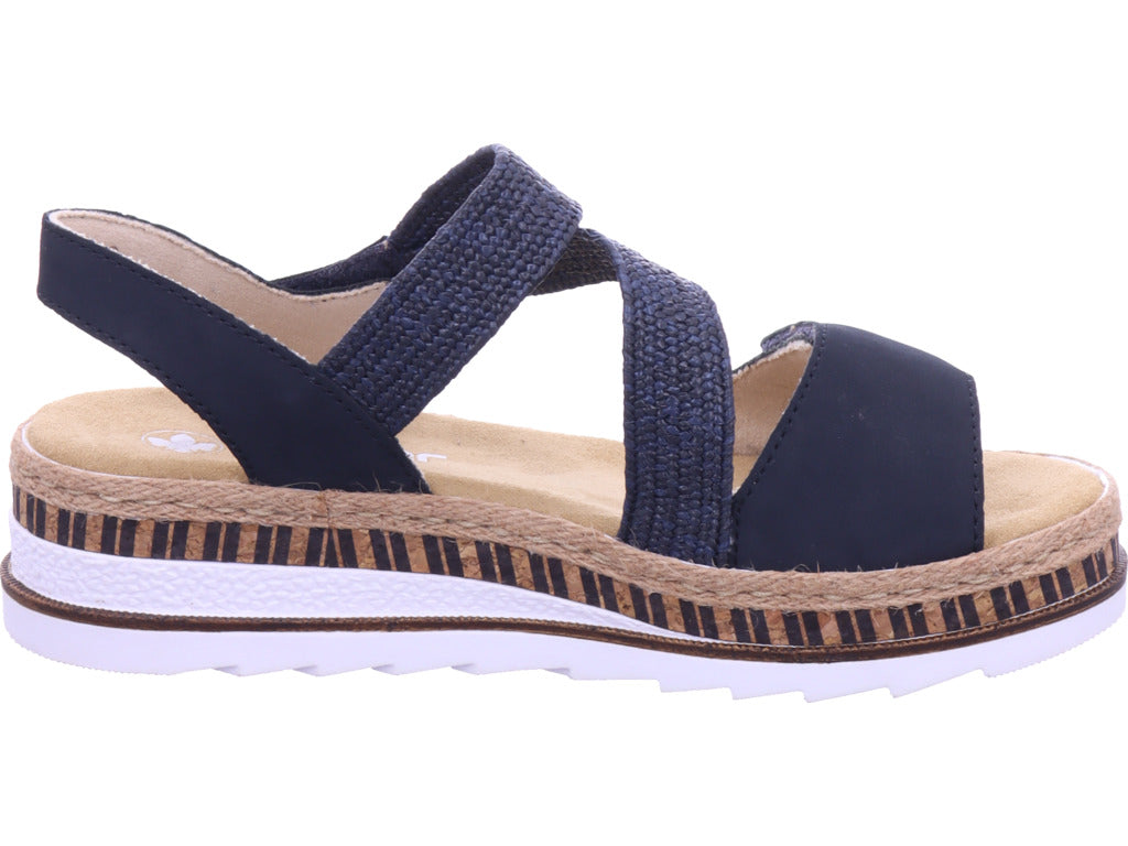 Rieker Damen  Fsk Damen Sandalen in blau