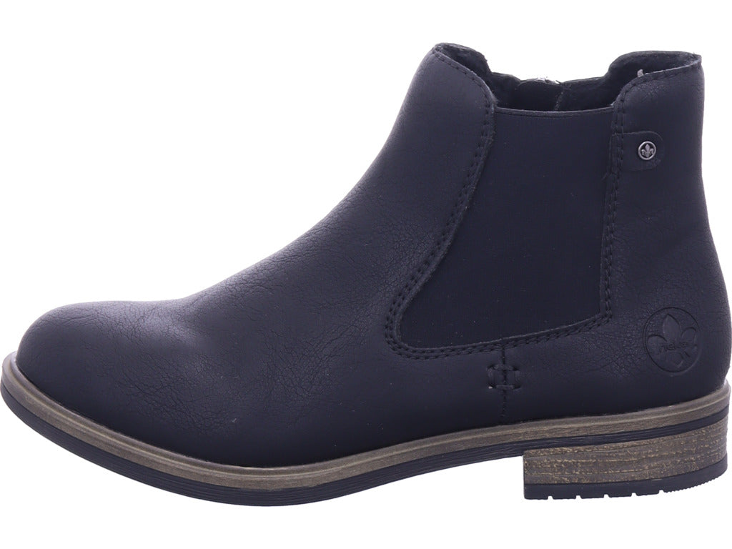 Rieker Damen Stiefelette Hwk Damen Stiefel in schwarz