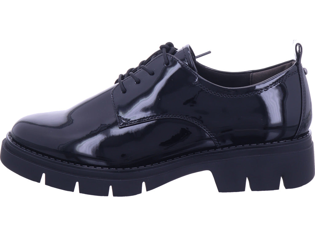 Tamaris women's lace-up shoes in black