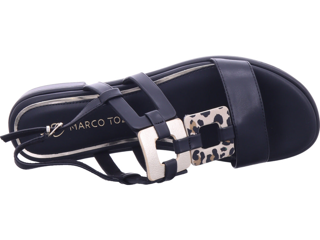 Marco Tozzi Damen Sandalette  in schwarz