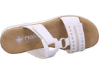Rieker Damen Pantolette Fsk Damen Sandalen in weiß