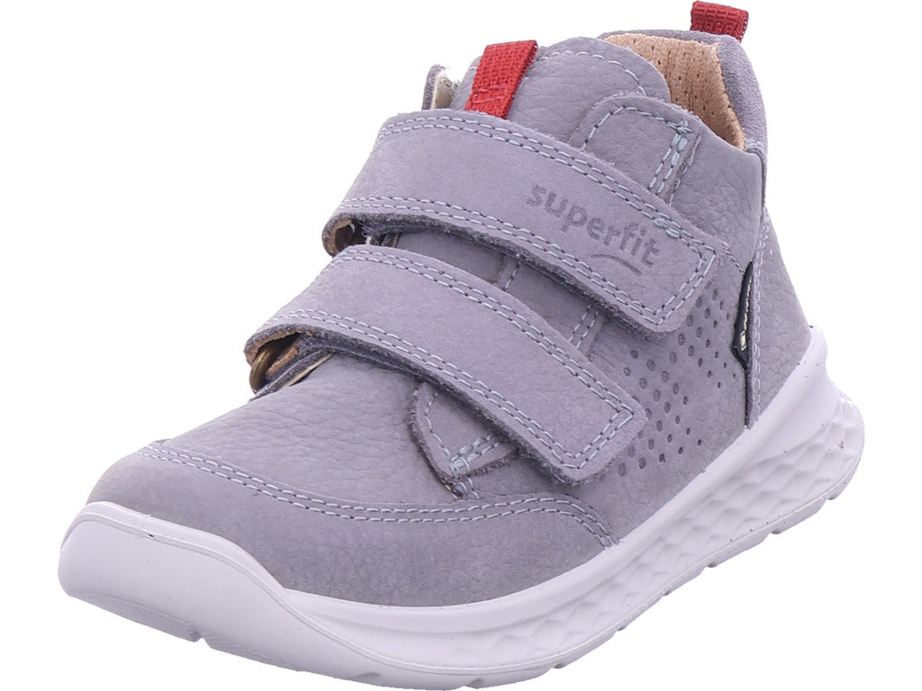 Superfit Mädchen  Stiefelette Leder \ Breeze in grau