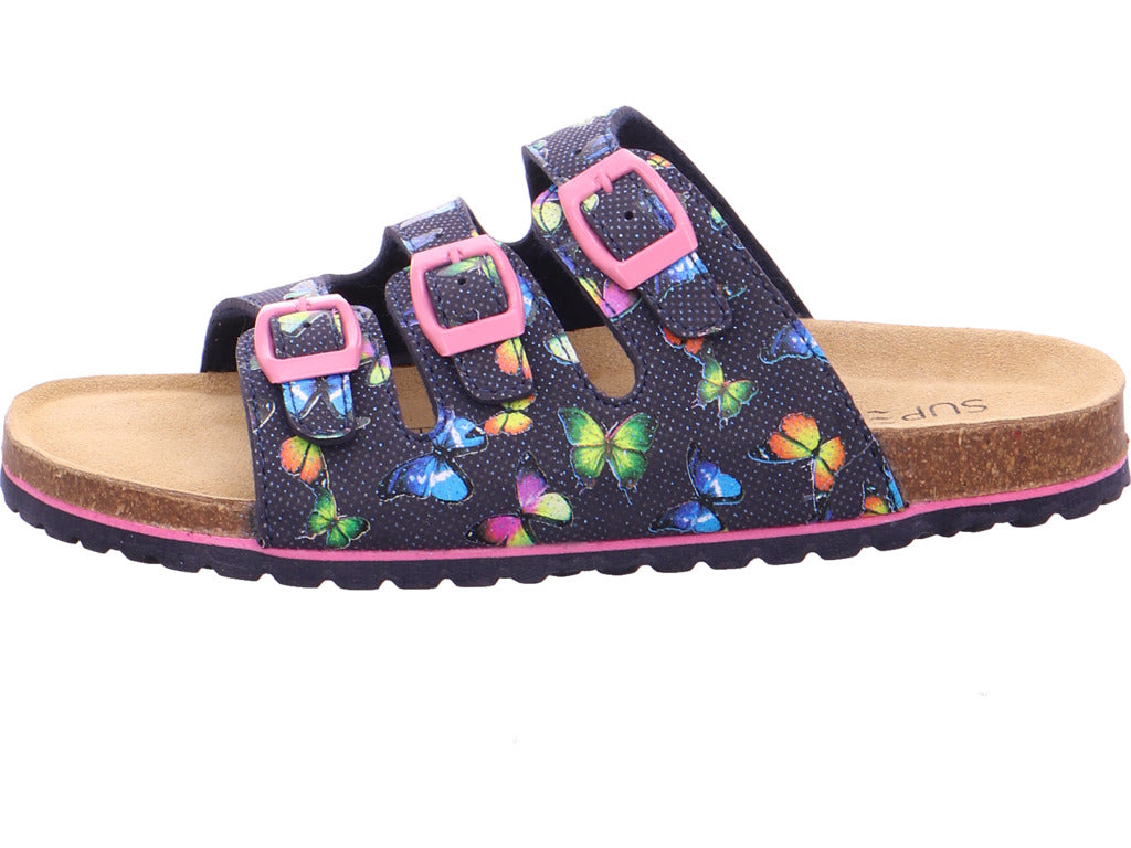 indigo   Tieffussbett Pantoletten in blau