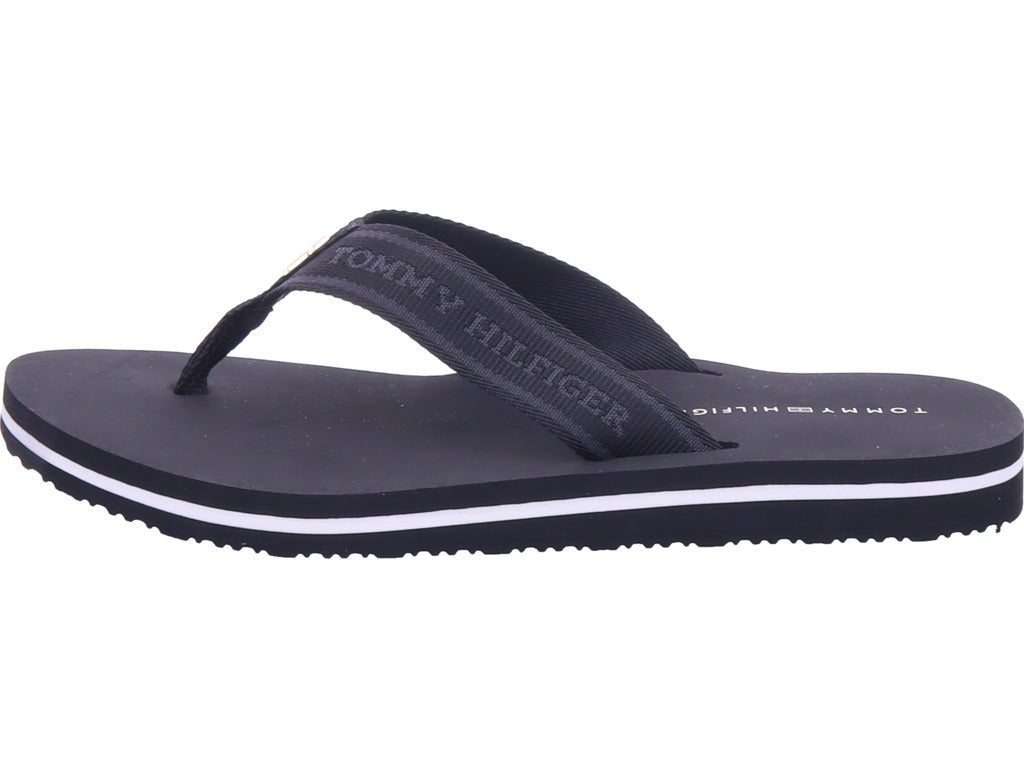 Tommy Hilfiger Damen Badeschuh Beach Sandal in schwarz