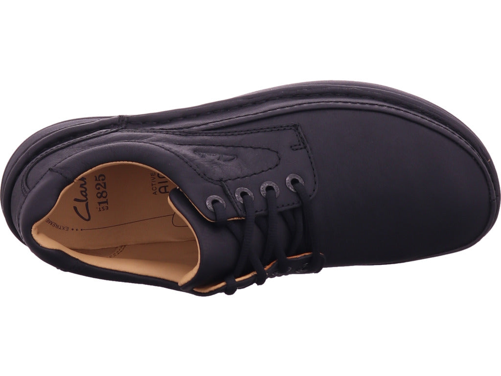 Clarks Herren Halbschuh Mens in schwarz