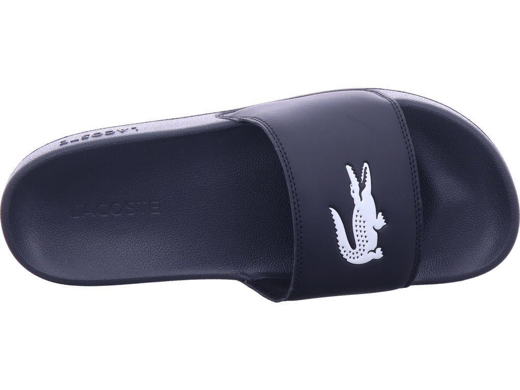 Lacoste Herren Pantolette Serve Slides in schwarz