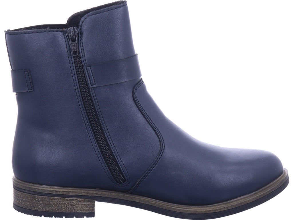 Dámské kotníkové boty Rieker Hwk v modré barvě