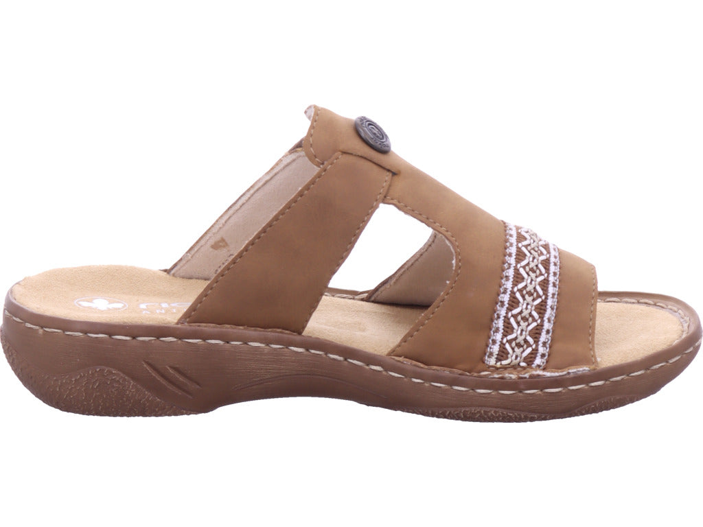 Rieker Damen  Fsk Damen Sandalen in braun