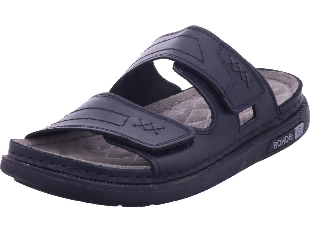 Rohde Herren Pantolette  in schwarz