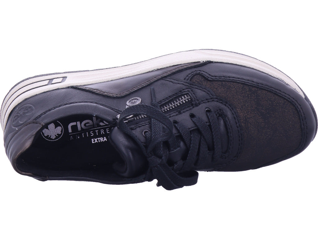 Dámské polobotky Rieker Hwk v černé barvě