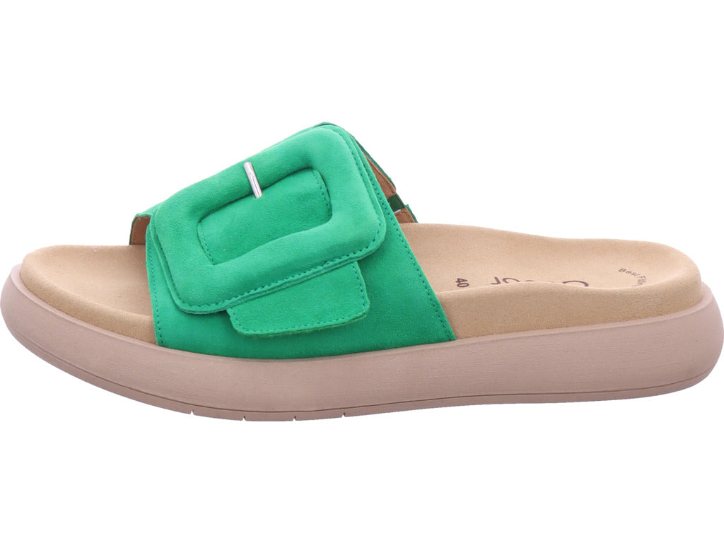 Gabor Damen Pantolette  in grün