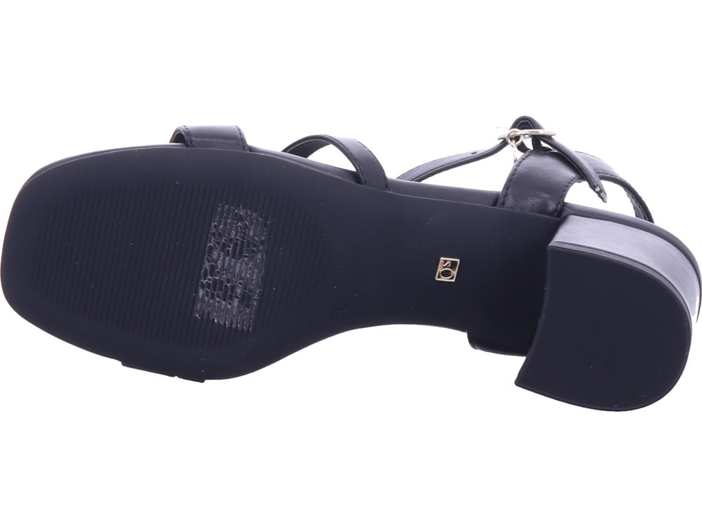s.Oliver Damen Sandalette  in schwarz