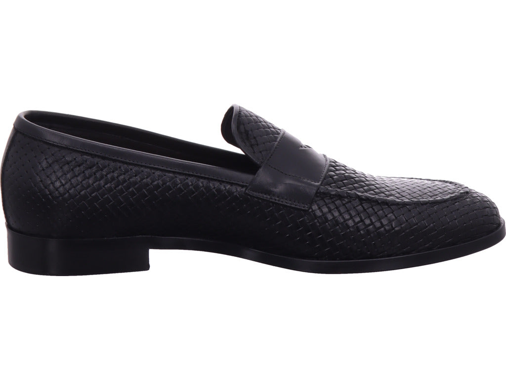 EXTON Herren Slipper  in schwarz