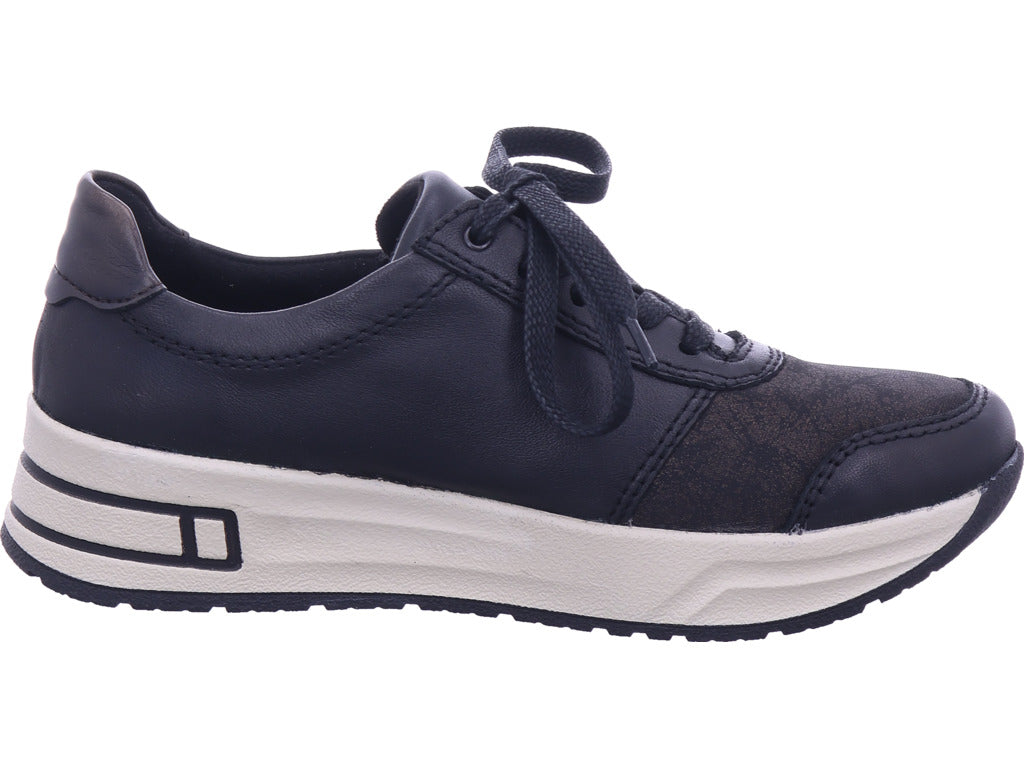Rieker women's Hwk women's low shoes in black
