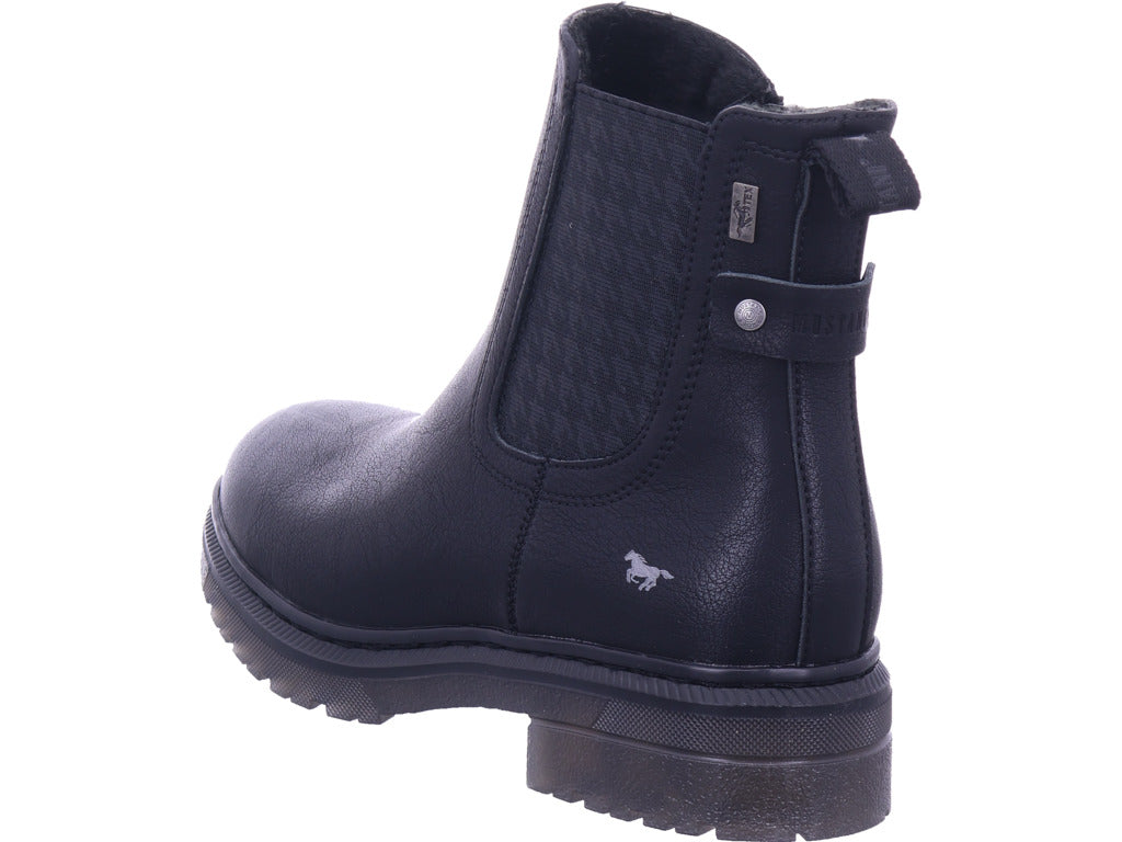 Dámské kotníkové boty Mustang v černé barvě