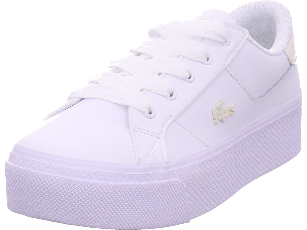 Dámské tenisky Lacoste Ziane na platformě v bílé barvě