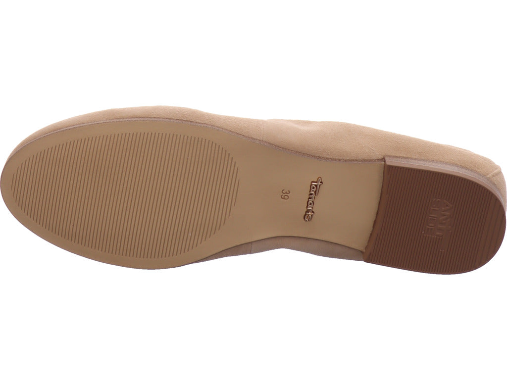 Tamaris Damen Ballerina  in beige