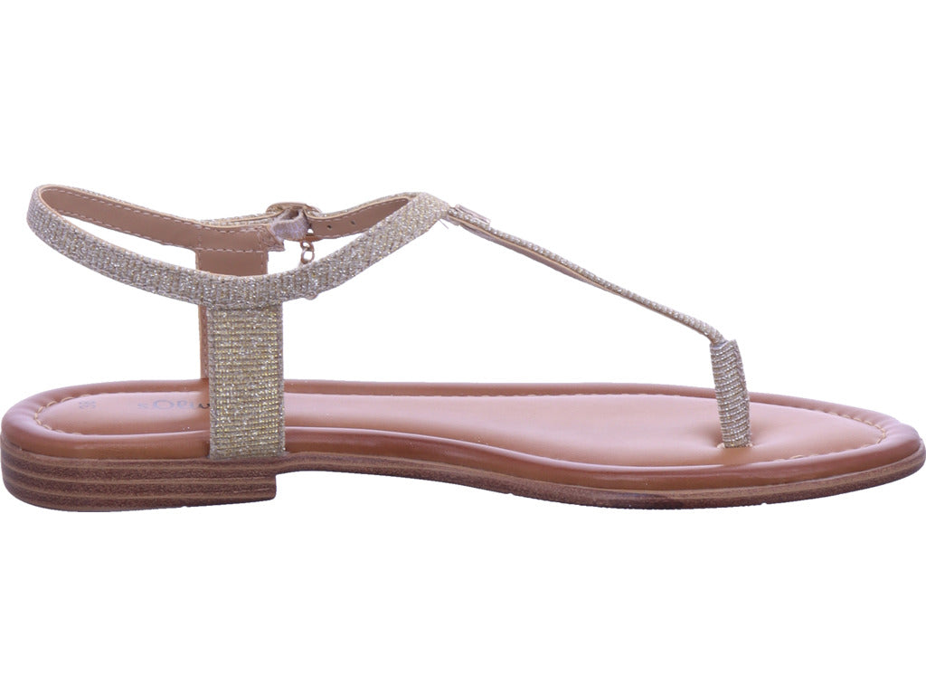 s.Oliver Damen Sandalette  in gold