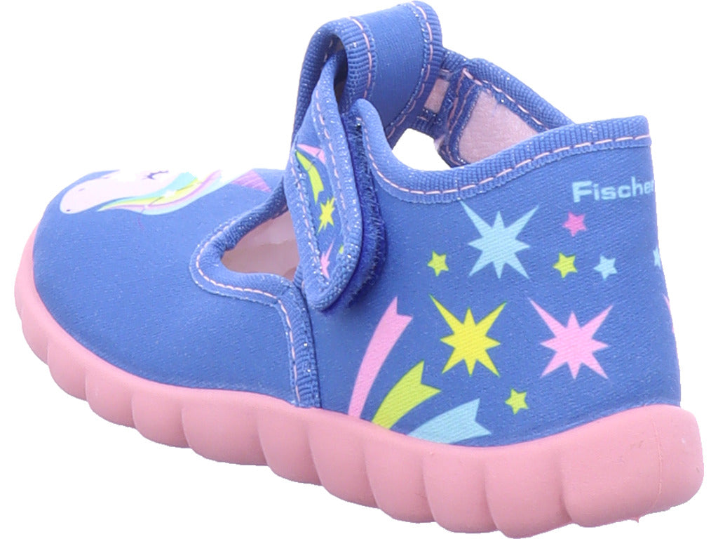 fischer Mädchen   in blau