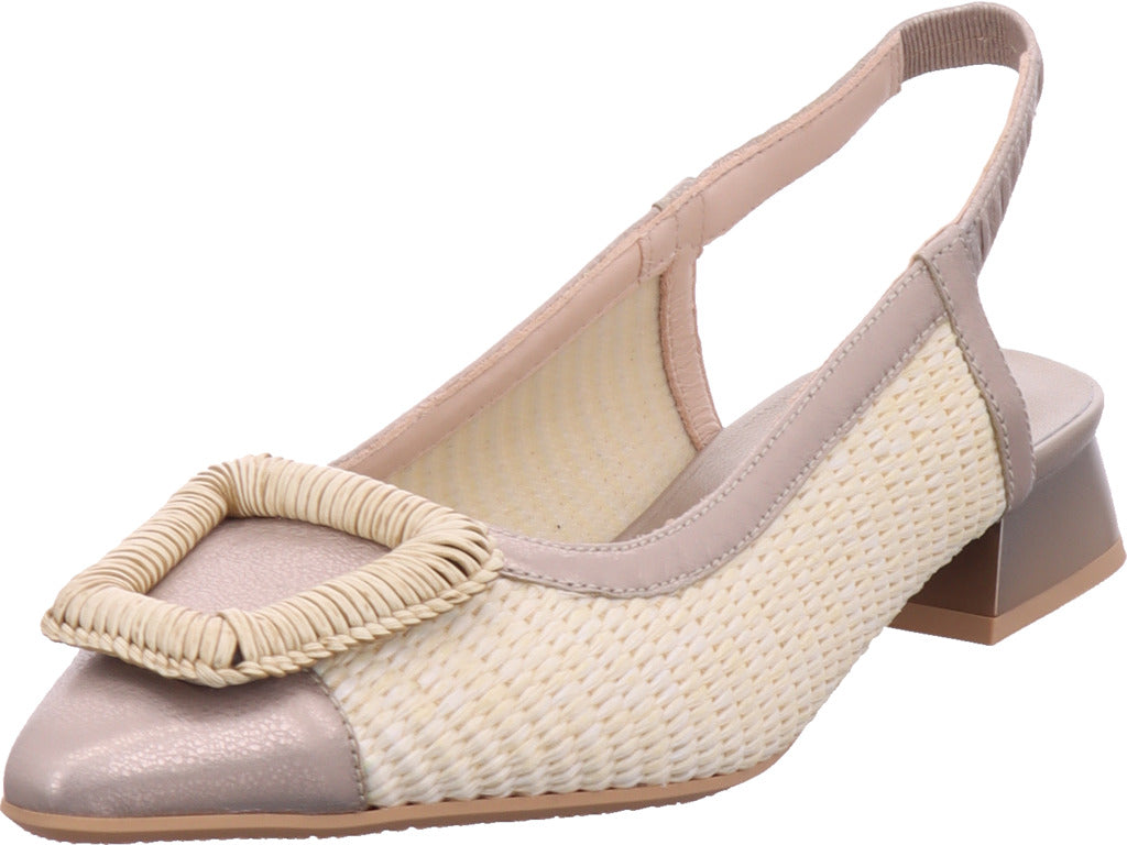 Hispanitas Damen Pump Menorca in beige
