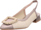 Hispanitas Damen Pump Menorca in beige