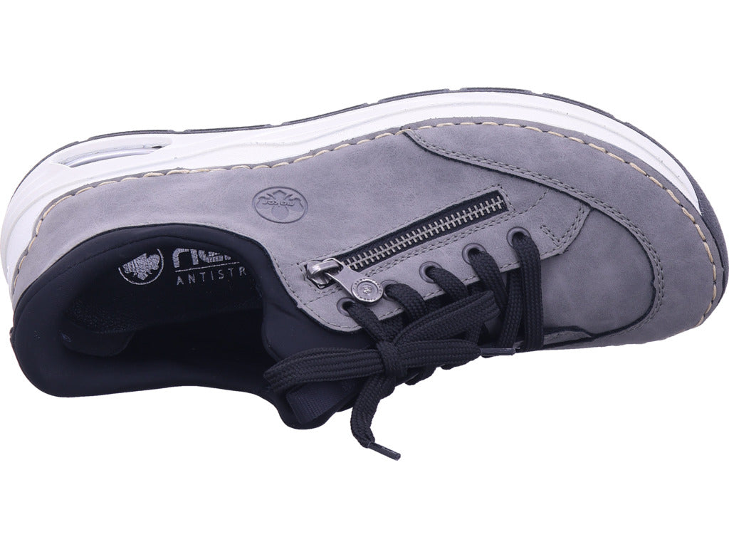 Rieker Damen Slipper Hwk Damen Halbschuhe in grau