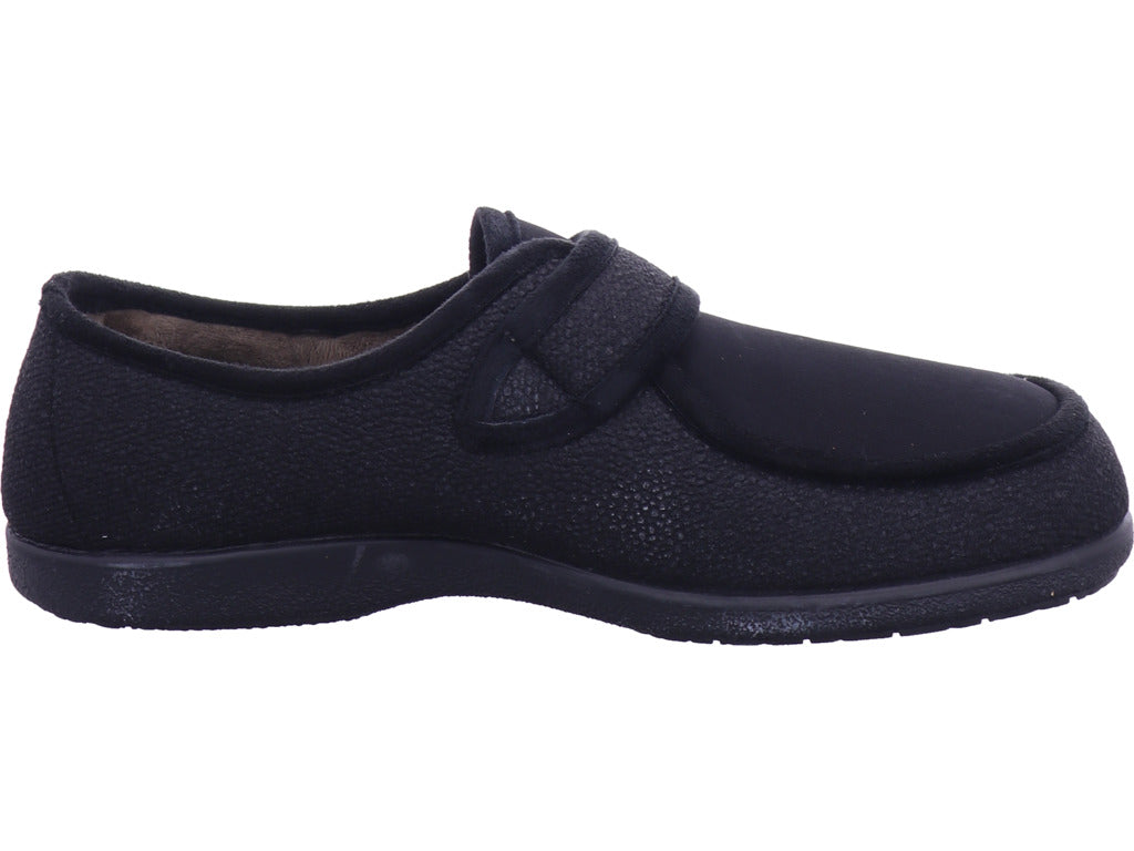 Varomed Damen Hausschuh  in schwarz