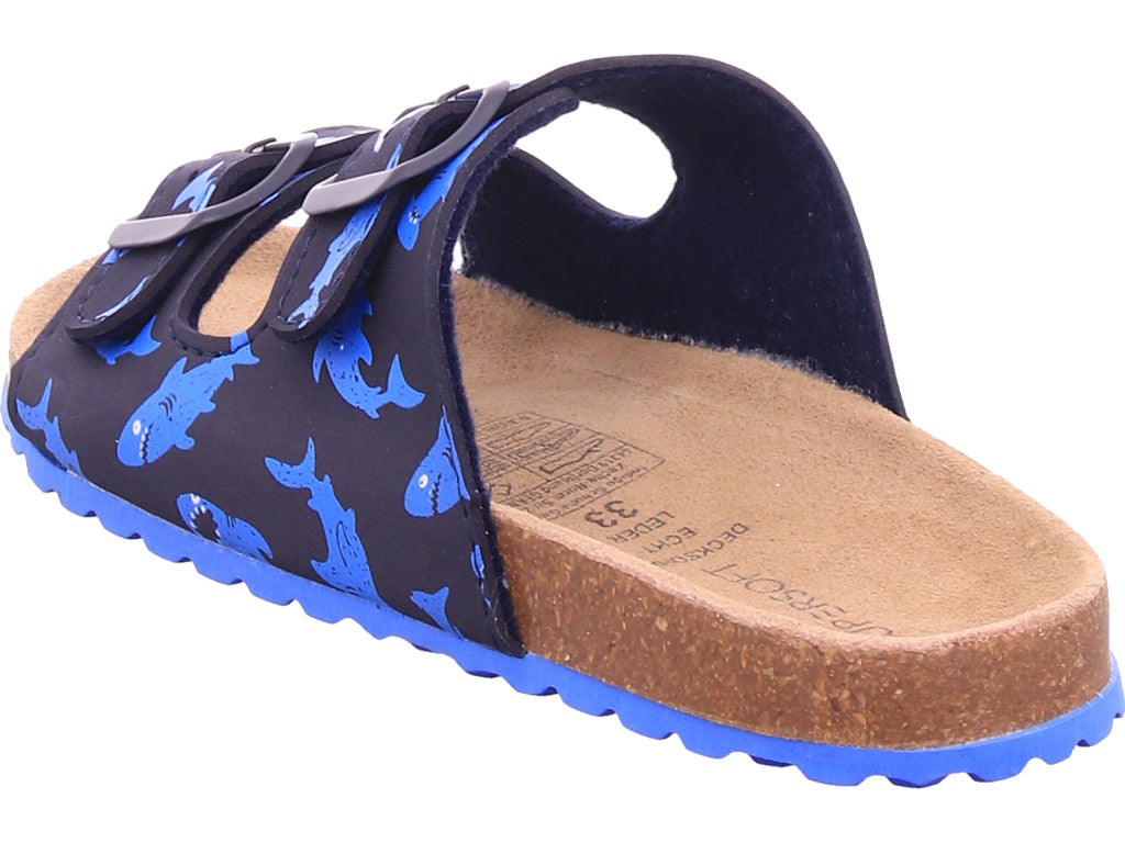 indigo   Bio Kinder in blau