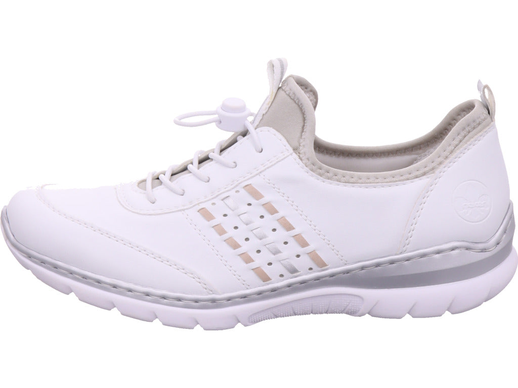 Rieker Damen  Fsk Damen Halbschuhe in weiß