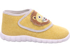 fischer Jungen Hausschuh Löwe in gelb