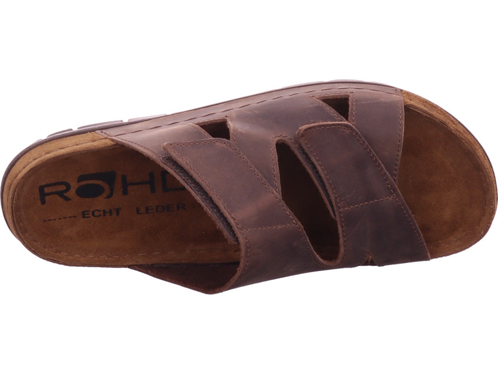 Rohde Herren Pantolette  in braun