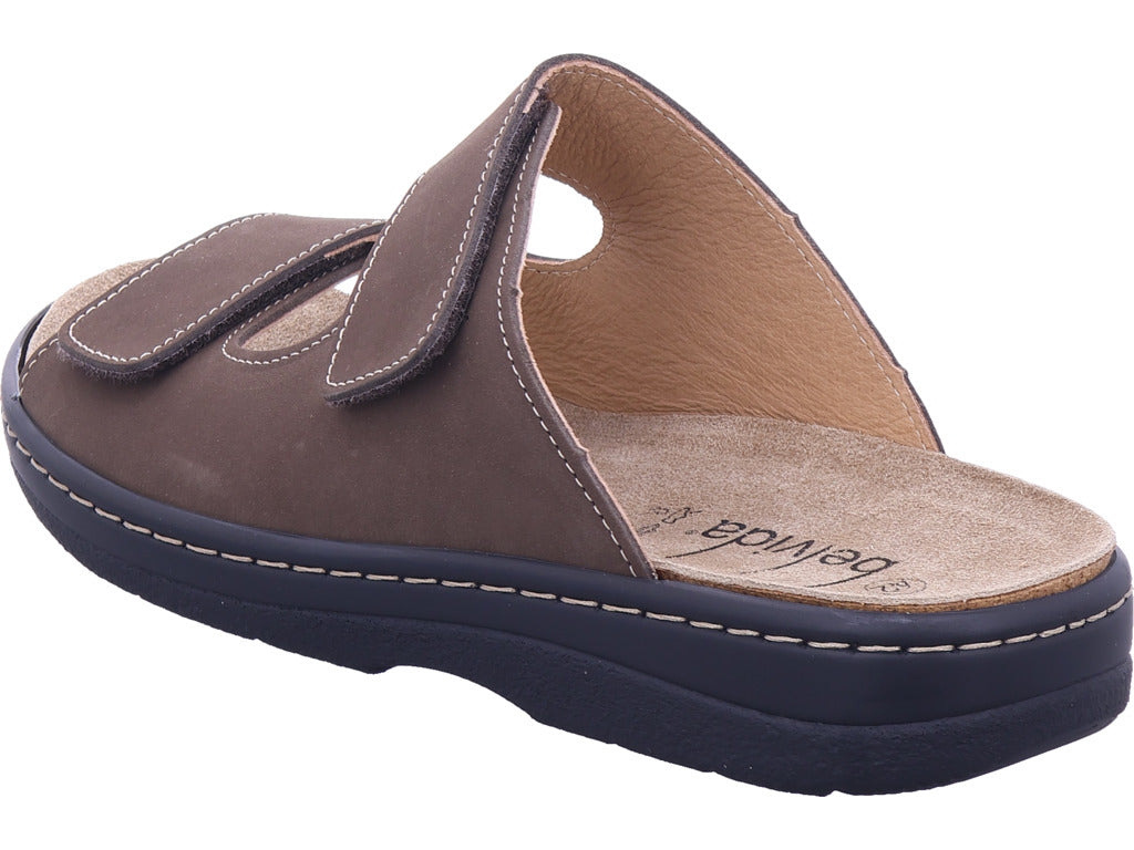 Portina men's mule in brown