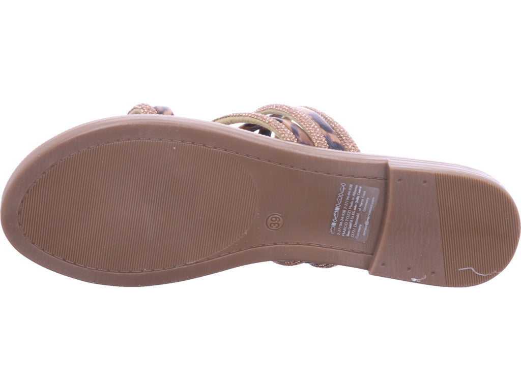 Marco Tozzi Damen Pantolette  in braun