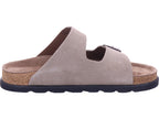 Rieker Men's Extra Wide Slippers in Beige