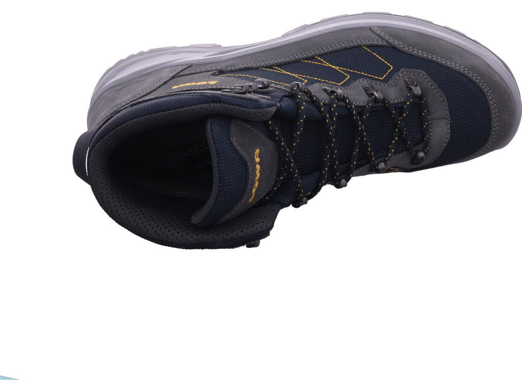 Pánské turistické boty Lowa Corus GTX Mid v šedé barvě