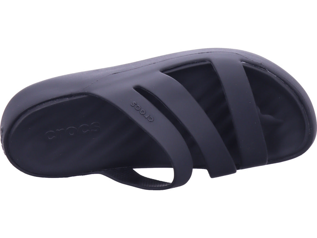 Crocs Damen Badeschuh Getaway Strappy in schwarz
