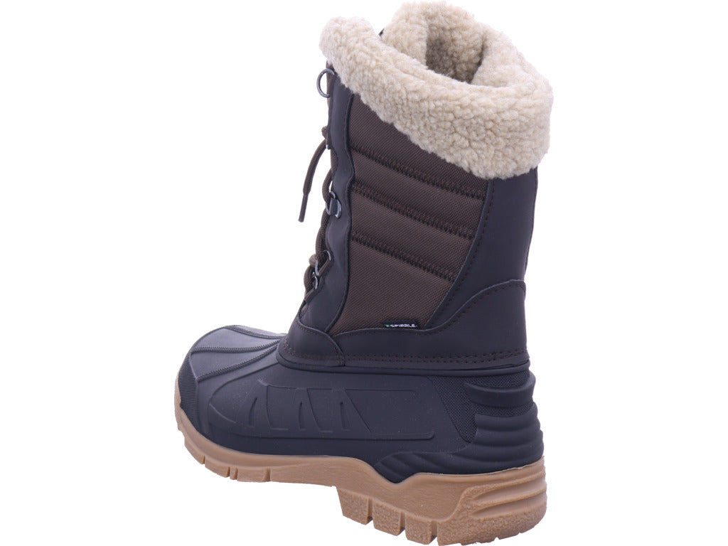 Zoth Spirale Damen Moonboot Spirale Braun/Schwarz in schwarz