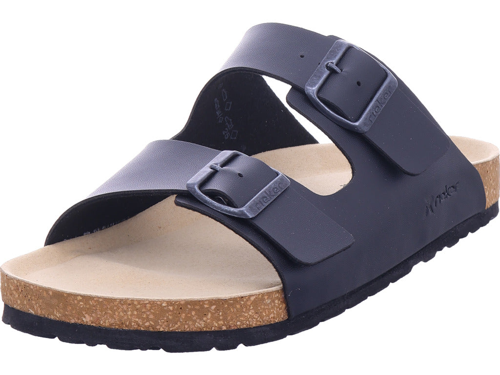 Rieker Herren Pantolette Fsk Herren Sandalen in schwarz
